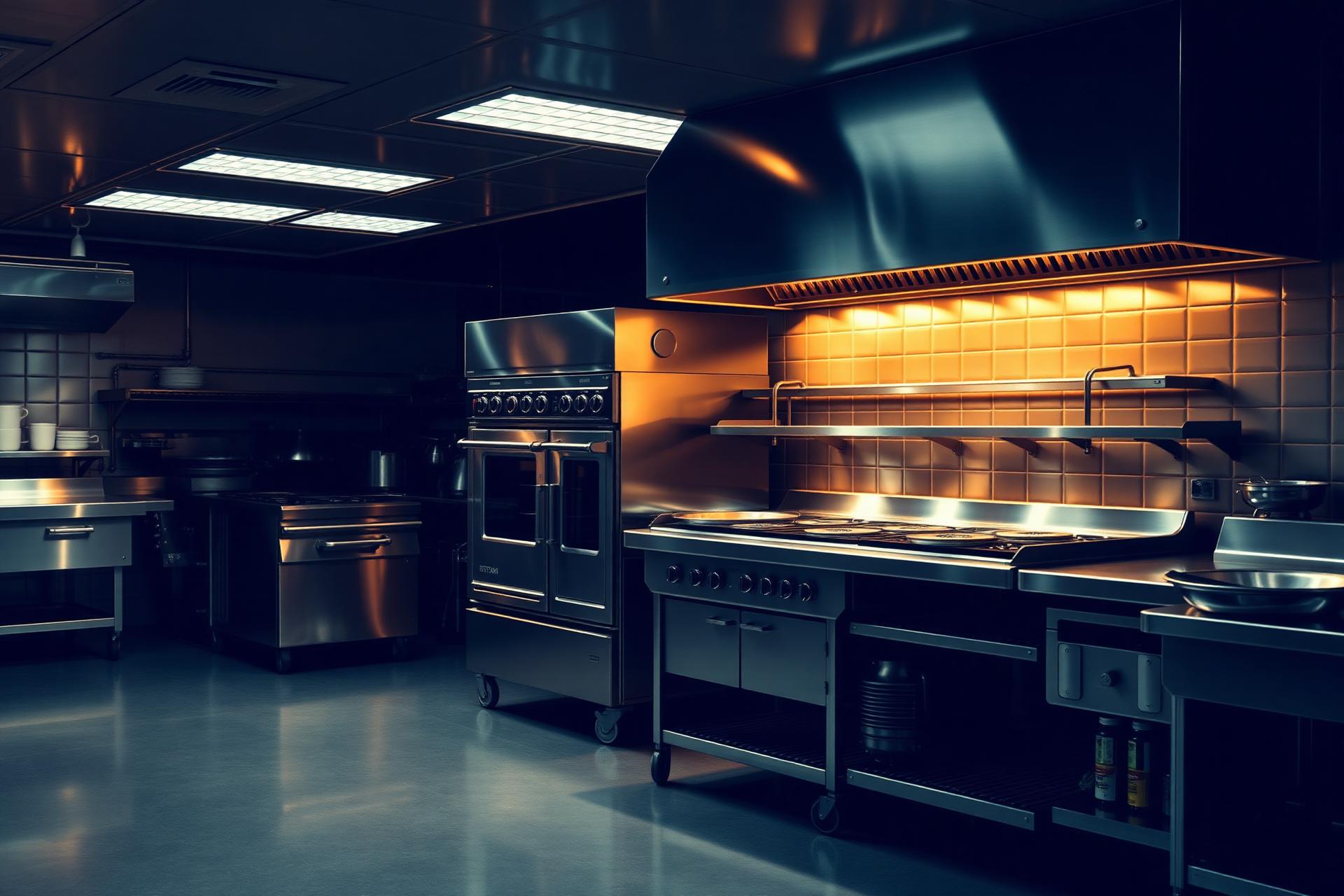 Industrial commercial kitchen